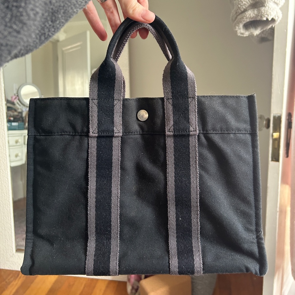 Hermes Totes Toile Fourre-Tout PM